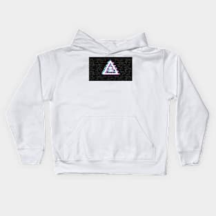 Vanguard video games with triangle and skull Kids Hoodie